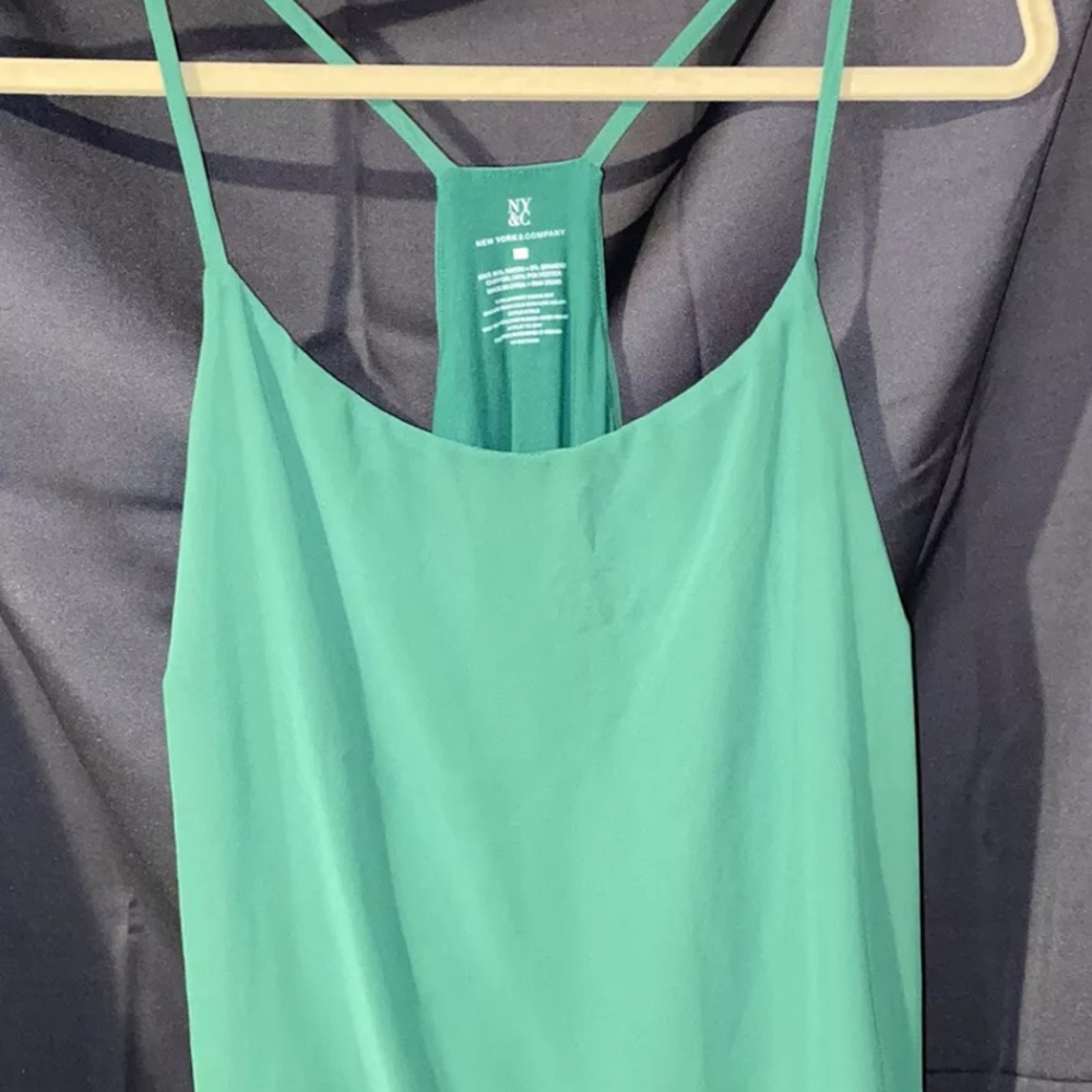 Green Strappy Tank